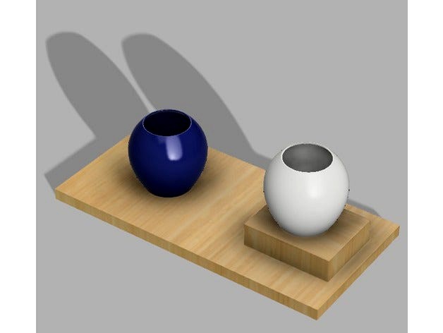 Vase shaped planter by UniversalMaker