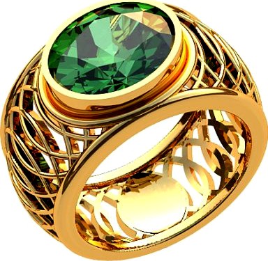 Ring 4037 3D Model