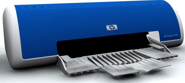 Hp Deskjet 3745 Printer 3D Model