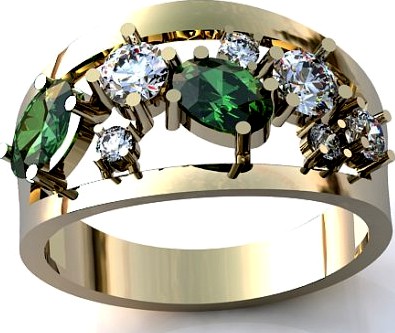 Ring 3491 3D Model
