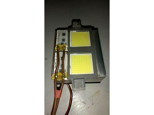 High power COB Led holder for PC heatsink by manespgav