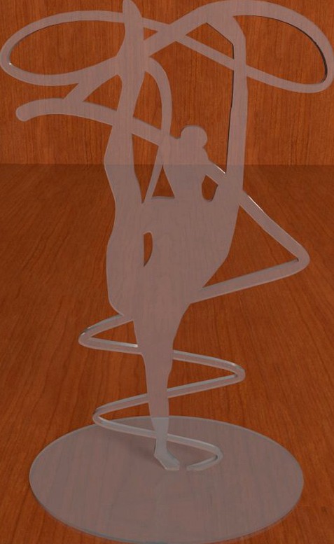 Gymnast 3D Model