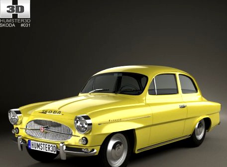 Skoda Octavia 1959 3D Model