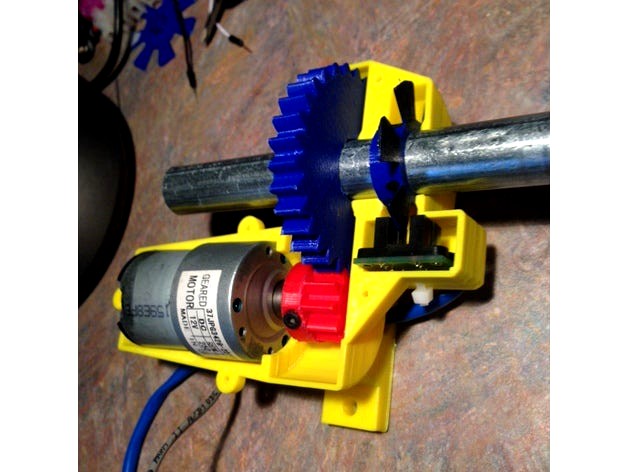 Powerful Continuous Rotation WiFi Servo Winch by senorjp