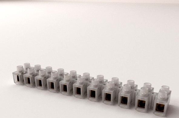 Terminal Block 3D Model