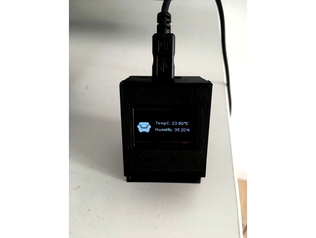 Wemos case with OLED by mikbund