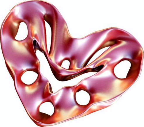 Love heart 3D Model