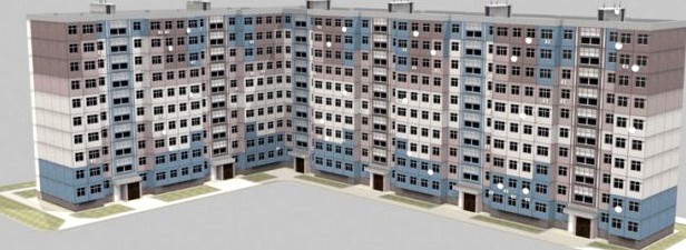 Building 01 WKS Style 3D Model