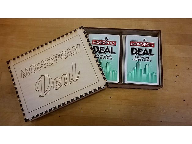 "Monopoly Deal" Card Box by RaviMeh