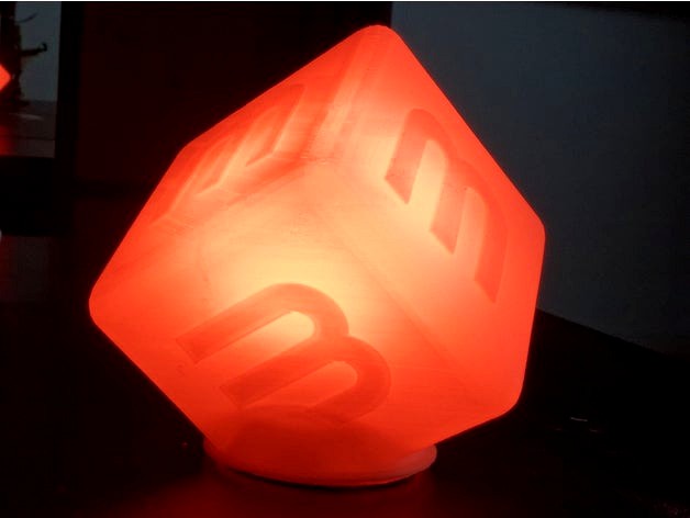 Cube LED Lamp by Mike-vom-Mars