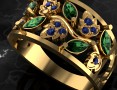 Grapes ring Part of garniture 3D Model