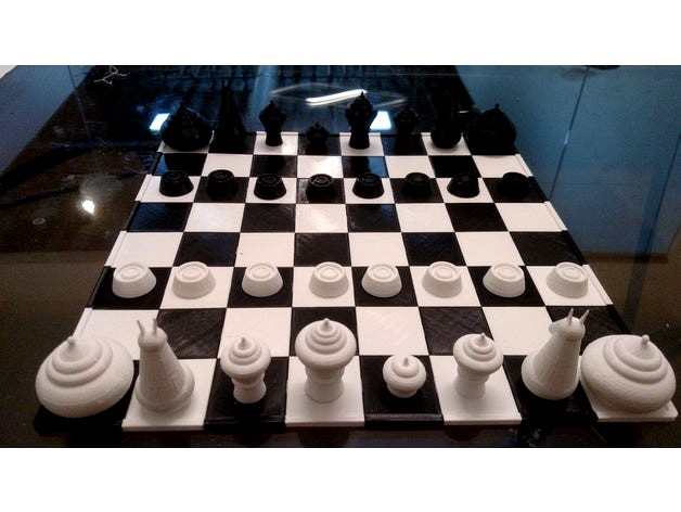 Makruk Thai Chess Set by CR10genic