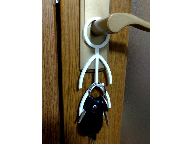 Manly Door Knob Key Hook by KazukiYamamichi