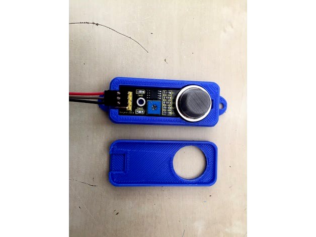 Case for Keyestudio MQ-2 Smoke Sensor Module KS-040 by AshLin