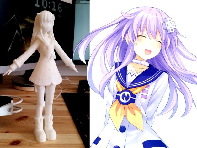 Nepgear! [PRINTABLE] [w/ INSTRUCTIONS] by spu