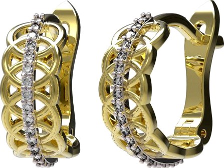 Earrings 65 3D Model