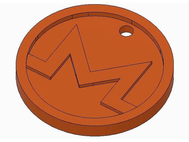 Monero (XMR) simple (Keychain) by TabzDesigns