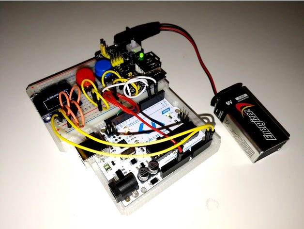 Arduino and breadboard holder by sondret5