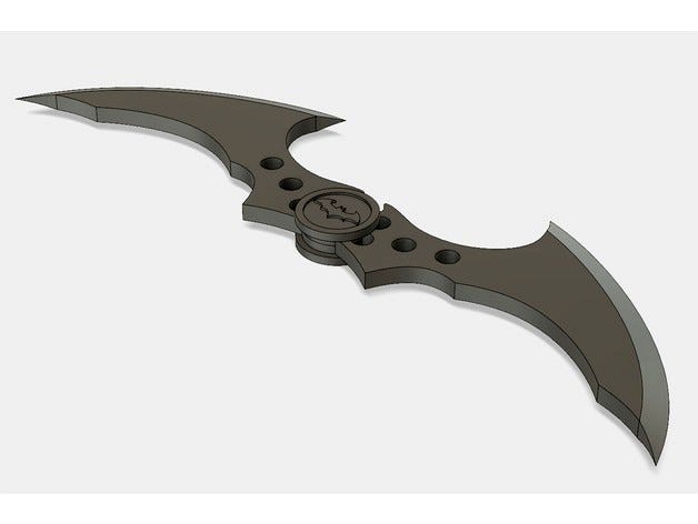 Foldable Batarang (Batman: Arkham Knight) by iamrobertv