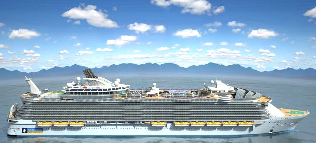 Oasis of the Seas Cruise Ship 3D Model