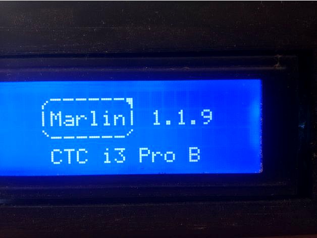 Marlin 1.1.9 on CTC prusa i3 DIY (GT2560 rev a) by maxlinux2000