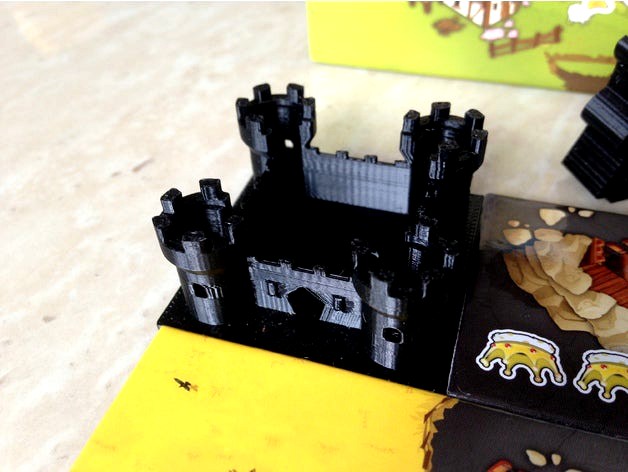 Single Print Kingdomino Castle by 3E8