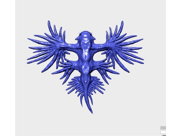 Glaucus atlanticus - Model - Pendant 3D - Blue Angel by Alajaz