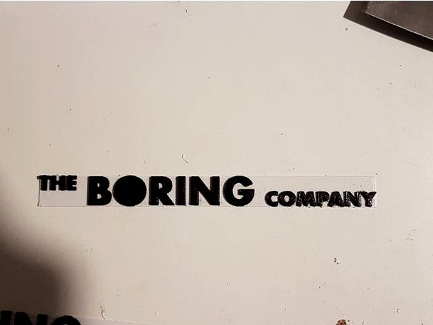 Boring Letters (For Boring Company Flamethrower) by suatbatu