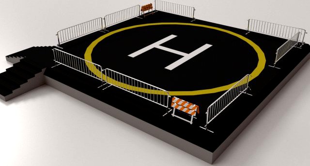 Helipad 3D Model