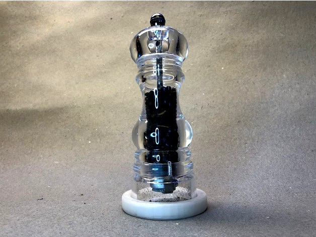 Pepper Mill Coaster by ashpool