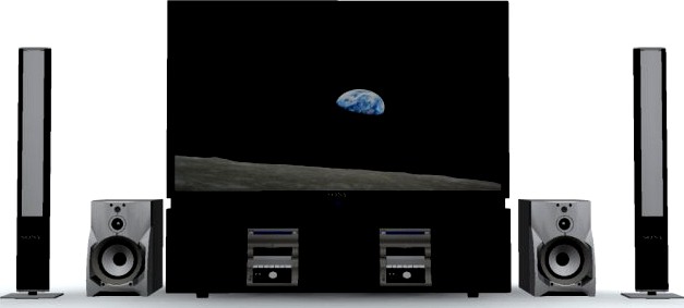 Home Theater System II 3D Model
