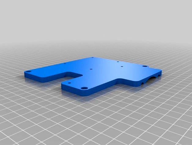 Printrbot Metal Plus Duet Wifi Mount by kelchm