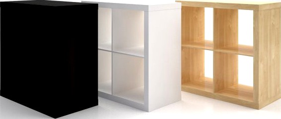 Ikea Kallax 3D Model