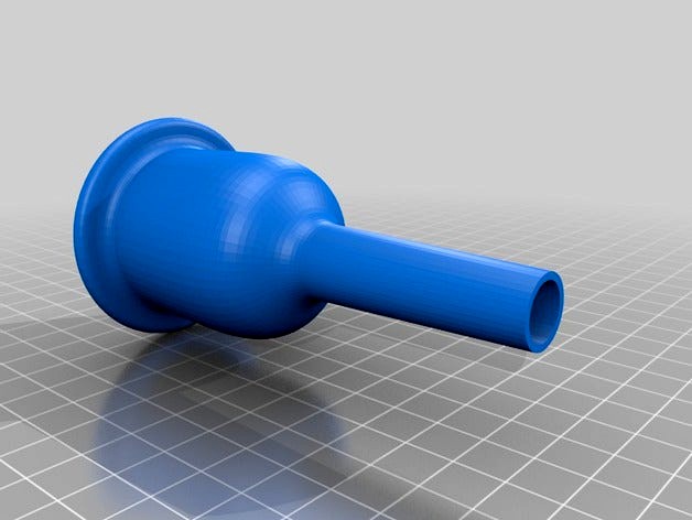 Tuba Mouthpiece by 3DChicken