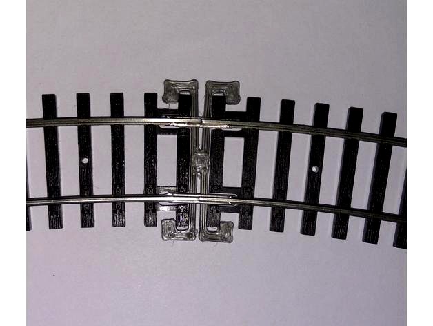 h0 piko rail holder by kozin1 3d model