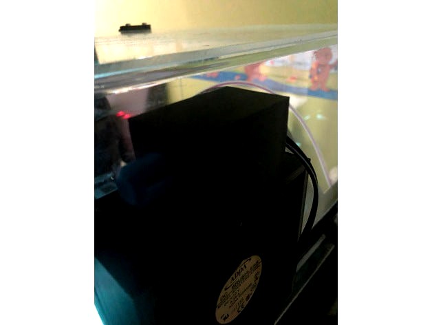 Aktivekohlefilter für 3D Drucker Top Cover by todson