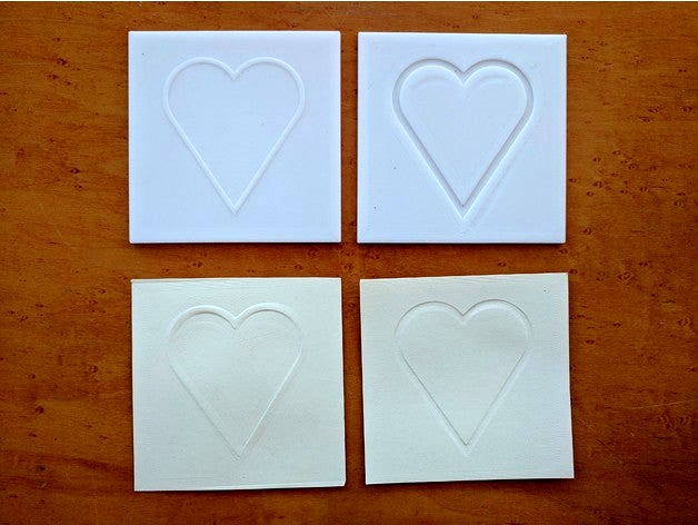 Heart Embossing Plate by 3DInAZ