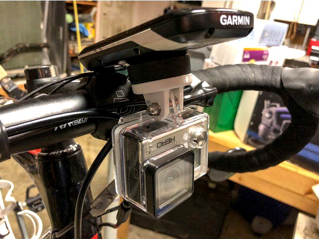 Garmin Bike Computer GoPro Mount by Leapnlarry