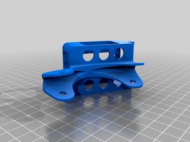 Runcam2 Fin Mount for Leo F3A 110 RC Plane by Moparman64