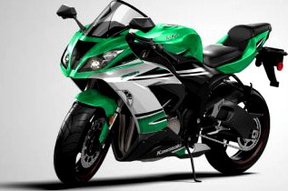 Kawasaki Ninja ZX6R 2015 3D Model