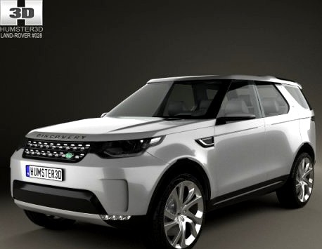 Land Rover Discovery Vision 2014 3D Model