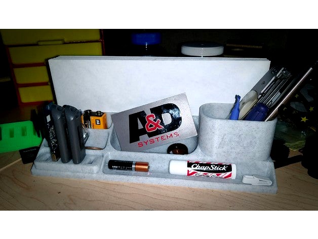 Basic Desk Organizer (Fits 8.5x11" envelope)  by wubwub89