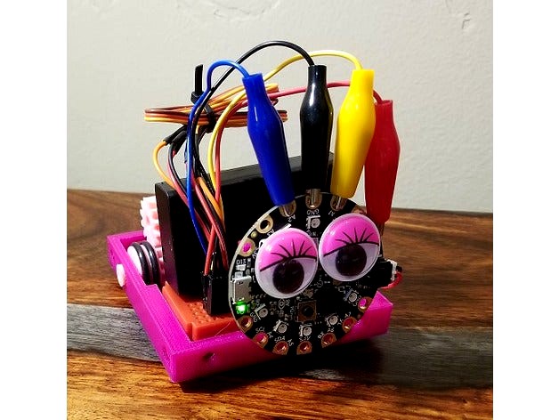 Circuit Playground Express Servo Robot by mdegrazia