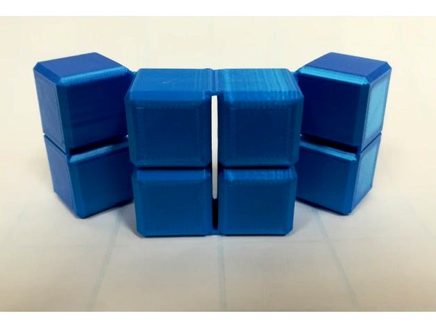 Infinity Cube, Magic Cube, Flexible Cube, Folding Cube, Yoshimoto Cube  for Flexible TPU filament by lgbu