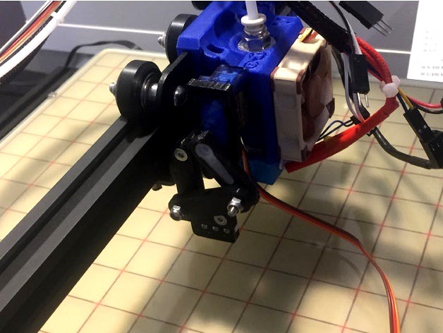 CR-10 Z Probe with Servo Arm by Festivejelly