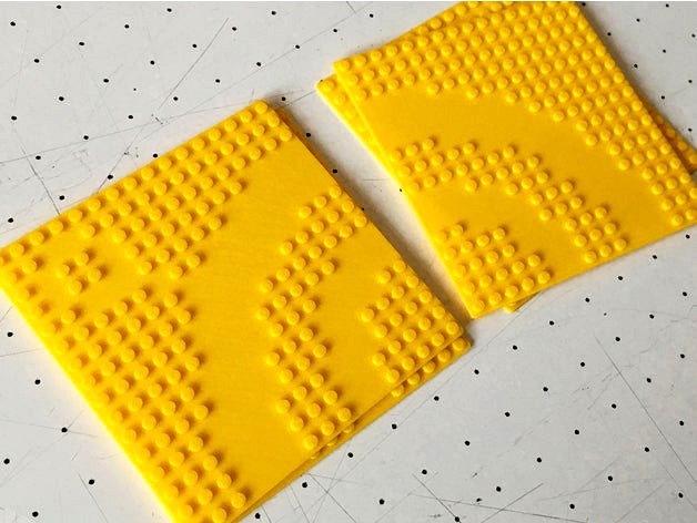 Crop Circle Baseplates Interlocking Brick System Compatible by baschz