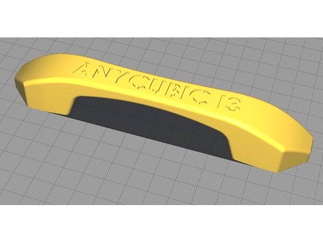 Anycubic i3 Door Handle by Rey33