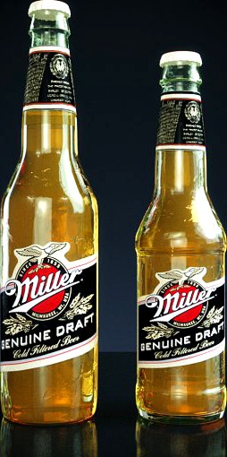 Miller beer 3D Model
