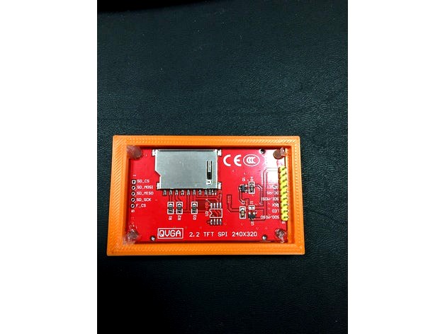 2.2" SPI TFT ILI9341 Display Frame by ruswarrior