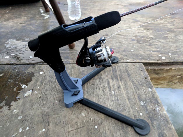 Ice Fishing Rod Holder by bottop